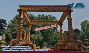 Indian Wedding Traditional Elephant Pillar Mandap