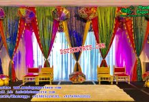 Rajasthani Style Wedding Stage Backdrop Curtains Rajasthani Style Wedding Stage Backdrop Curtains