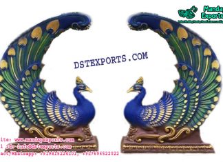 Rajasthani Wedding Entrance peacock Statues Rajasthani Wedding Entrance peacock Statue