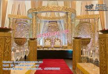 Traditional Hindu Wedding Golden Mandap Traditional Hindu Wedding Golden Mandap