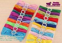 Wedding Chairs Decor With Colorful Bows Wedding Chairs Decor With Colorful Bow