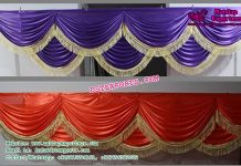 Wedding Mandap Backdrop Colorful Swags Wedding Mandap Backdrop Colorful Swags