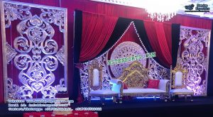 Appealing Marriage Reception Stage Decoration