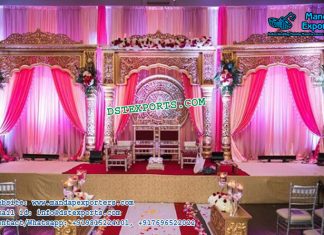 Awesome Bollywood Style Reception Stage Decor Awesome Bollywood Style Reception Stage Decor