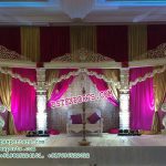 Elegant Devdas Pillar Wedding Stage