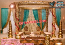 Fascinate Golden Look Mandap Decors Fascinate Golden Look Mandap Decors