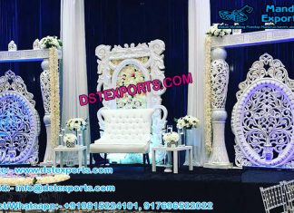 Modern Marriage Reception Stage Decor Modern Marriage Reception Stage Decor