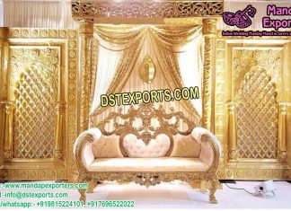 Glamorous Muslim Walima Stage Decor Glamorous Muslim Walima Stage Decor