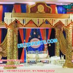 Impressive Wedding Golden Mandap Set