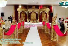 Marriage Reception Walkway Pillars With Ganesha Marriage Reception Walkway Pillars With Ganesha
