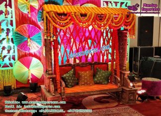 Prominent Muslim Mehandi Stage Swing Prominent Muslim Mehandi Stage Swing