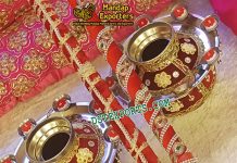 Punjabi Wedding Decorated Jagos With Sticks Punjabi Wedding Decorated Jagos With Stics
