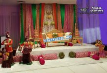 Punjabi Wedding Sangeet Stage Decoration Punjabi Wedding Sangeet Stage Decoration