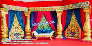 South Indian Wedding Peacock Stage