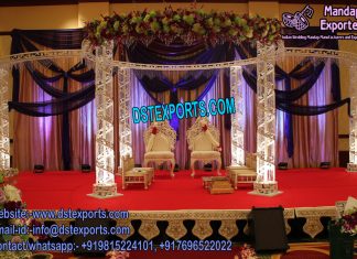 White Diamond Wedding Mandap White Diamond Wedding Mandap