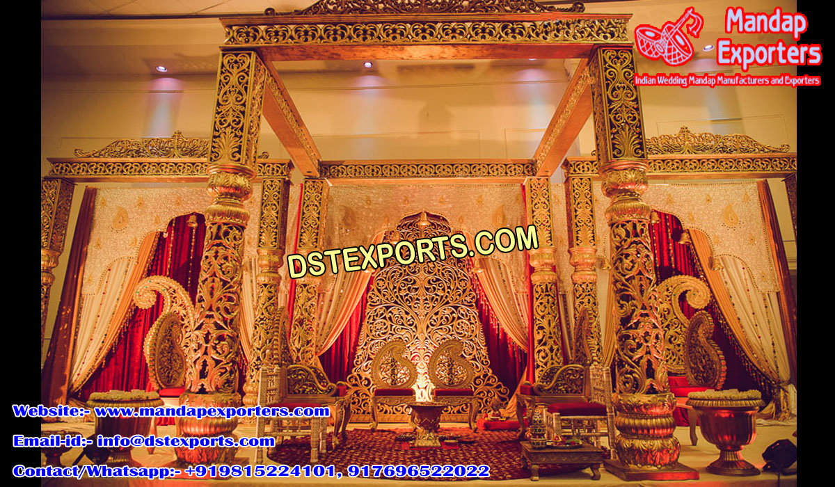 Grand Rajwada Fiber Wedding Mandap