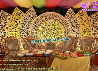 Glamorous Wedding Stage Back-wall Frames Glamorous Wedding Stage Backwall Frames