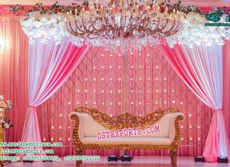 Glamorous Wedding Candle Backwall Glamorous Wedding Candle Backwall