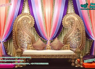 Low Back Sangeet Stage Sofa Low Back Sangeet Stage Sofa