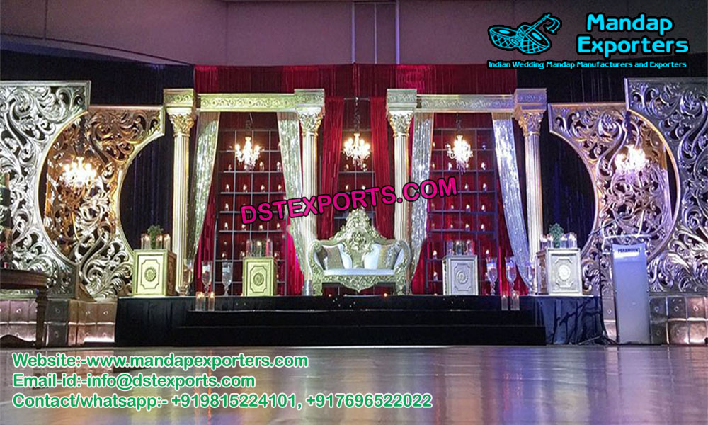 European Wedding Stage Panels Decoration