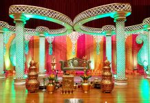 Impressive Diamond Cut Wedding Mandap Impressive Diamond Cut Wedding Mandap