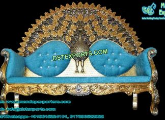 Luxurious Wedding Peacock Design Sofa Luxurious Wedding Peacock Design Sofa