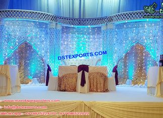 Gorgeous Crystal Palazzo Wedding Stage Gorgeous Crystal Palazzo Wedding Stage