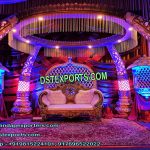 Indian Tusk Pillar Marriage Mandap