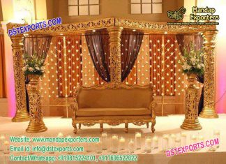 Asian Wedding Magnificent Stage Setup Asian Wedding Magnificent Stage Setup