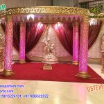 Luxurious Indian Wedding Fiber Mandap