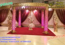 Luxurious Indian Wedding Fiber Mandap Luxurious Indian Wedding Fiber Mandap