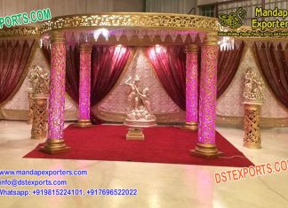 Luxurious Indian Wedding Fiber Mandap Luxurious Indian Wedding Fiber Mandap