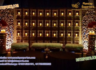 Marriage Reception Candle Back wall Decoration Marriage Reception Candle Back wall Decoration