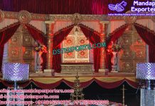 Traditional Door Panels Wedding Stage Setup Traditional Door Panels Wedding Stage Setup