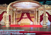 Srilankan Trunk Pillars Marriage Mandap Set Srilankan Trunk Pillars Marriage Mandap Set