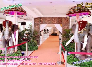 Classic Wedding Entrance Elephant Statues Classic Wedding Entrance Elephant Statues
