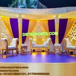 Dazzling Asian Marriage Reception Stage