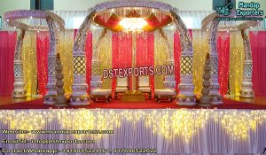 Grand Wedding Elephant Teeth Mandap