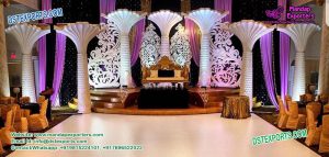 Grandious Wedding Palm Tree Stage Decoration