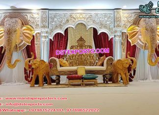 Grand Rajwada Style Wedding Stage Grand Rajwada Style Wedding Stage