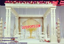 Fascinating Hindu Marriage Twin Pillar Mandap Fascinating Hindu Marriage Twin Pillar Mandap