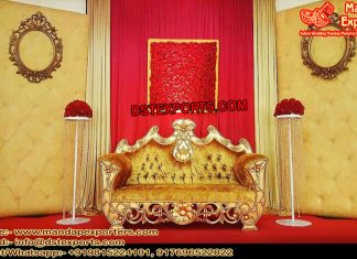 Elegant Asian Wedding Love Seater Elegant Asian Wedding Love Seater