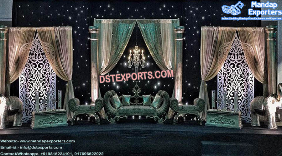 Majestic Wedding Reception Stage