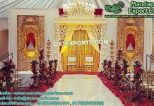 Marvelous Bollywood Style Wedding Stage Marvelous Bollywood Style Wedding Stage