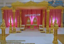 Marvelous Wedding Triple Pillars Mandap Marvelous Wedding Triple Pillars Mandap