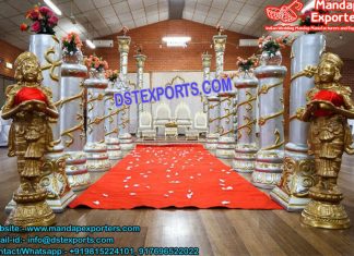 Reputable Wedding Walkway With Diaya ladies statue Reputable Wedding Walkway With Diaya ladies statue