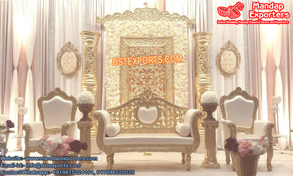 Splendid Wedding Reception Stage Decoration