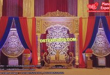 Traditional look Hindu Marriage Stage Traditional look Hindu Marriage Stage