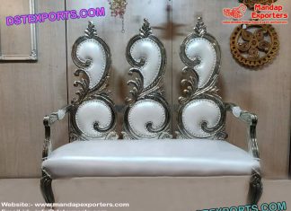 Wedding Royal Triple Leaf Love Seat Wedding Royal Tripal Leaf Love Seat