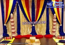 Beautiful Mehandi Stage Backdrop Curtains Beautiful Mehandi Stage Backdrop Curtains